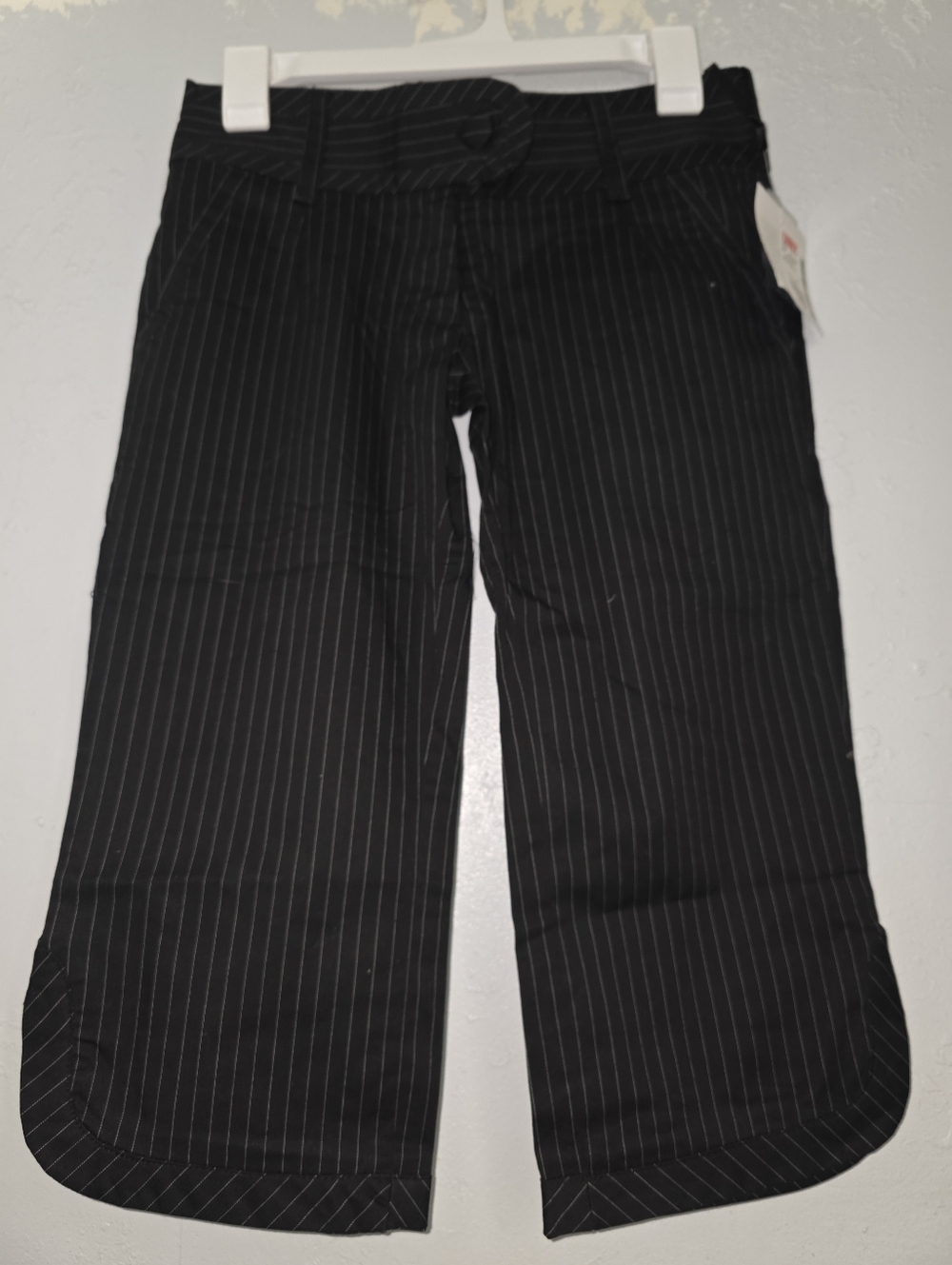 LEGIT Pinstripe Capri Pants - Deadstock Y2K Office Siren